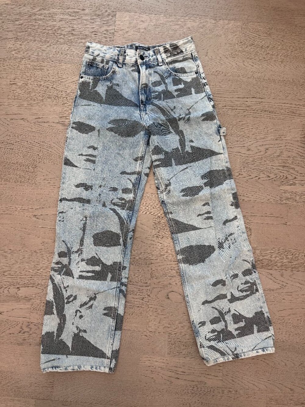 Benne x Bershka Printed Jeans